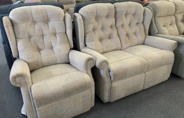 For Sale – Ex-Display Celebrity Woburn Fixed Two Seat Sofa & Manual Reclining Chair.